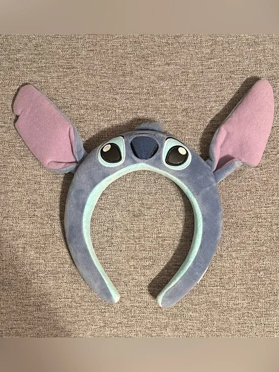 Official Disney Parks Lilo & Stitch Plush Character Headband with Floppy Ears