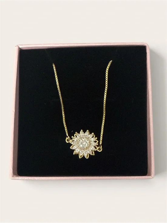 Gold Sunflower Bracelet
