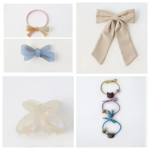 Zara Kids/Girls Pastel Hair Accessories Set.
