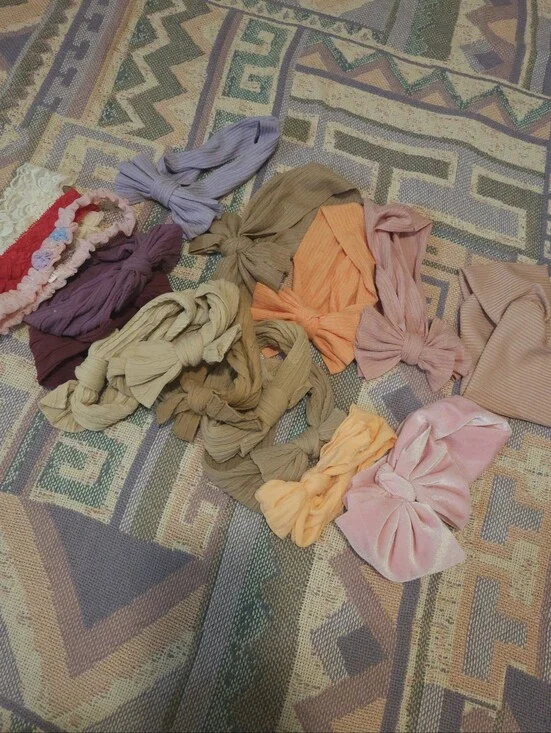 Baby Headbands Bow Lot Of 18