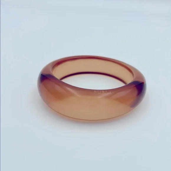 Authentic Furla Resin Bangle Bracelet - Made in Italy