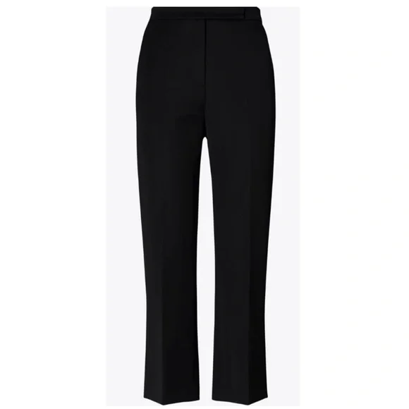 Tory Burch || Wool Blend Crepe‎ Trousers Pants Black 6