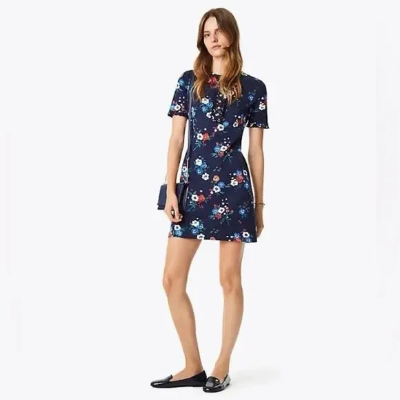 Tory Burch Miranda Paisley Bouquet dress women's size small