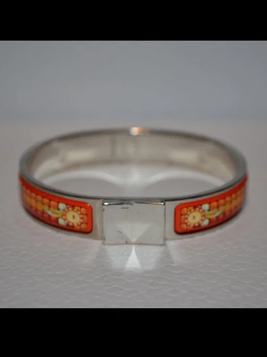 Hermes Paris 1990 Clic Clac Bangle Bracelet