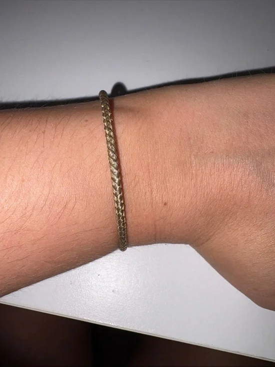 Italian Braided Bangle Bracelet
