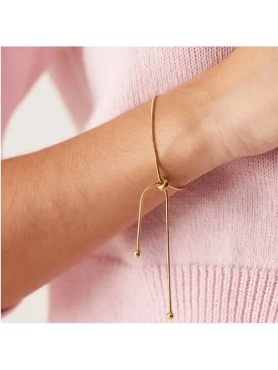 New! Gold Adjustable Stacking Bracelet (3040) NWOT