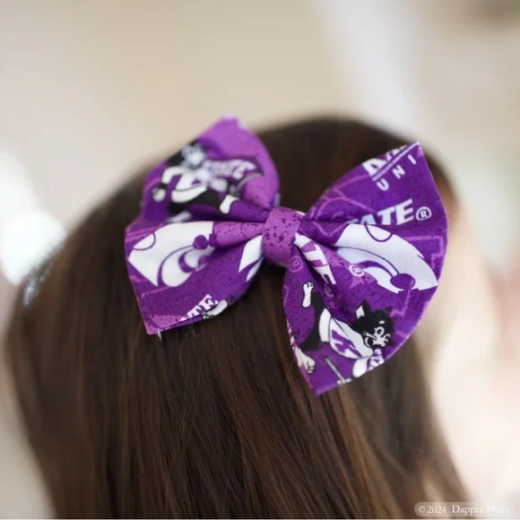 Handmade Sports Bow | Kansas State University Wildcats Football Fans