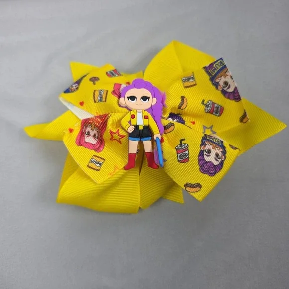 Kpop Demon Hunters Huntrix Inspired Hair Ribbon Bow NEW