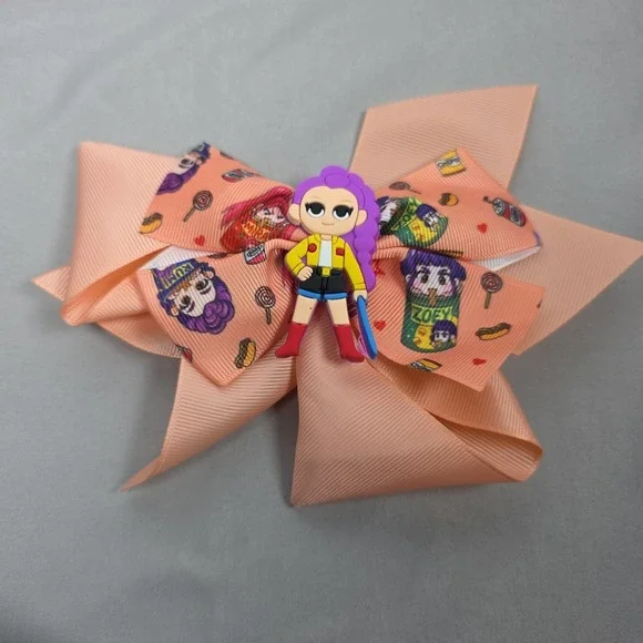 Kpop Demon Hunters Huntrix Inspired Hair Ribbon Bow NEW