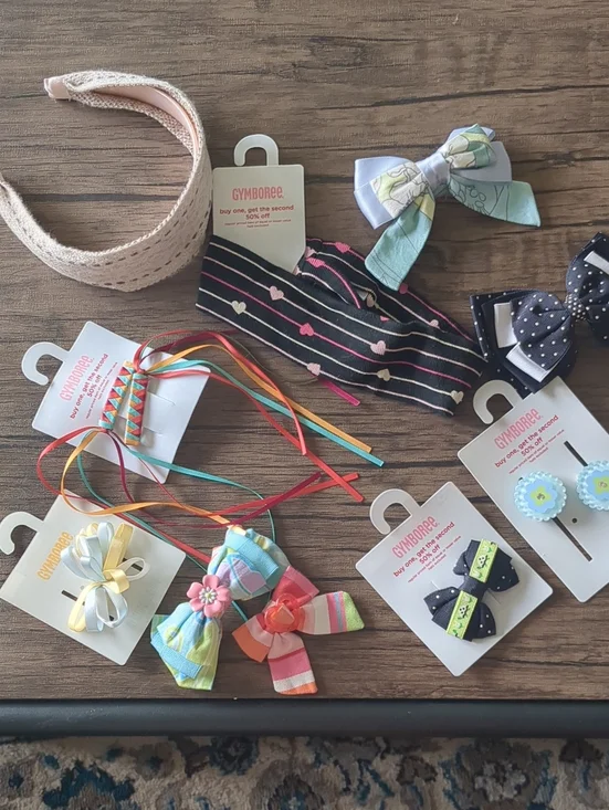 Gymboree Girls Barrettes And Headbands