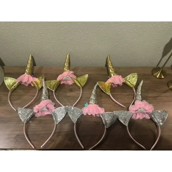 New Unicorn Headbands - Lot of 6