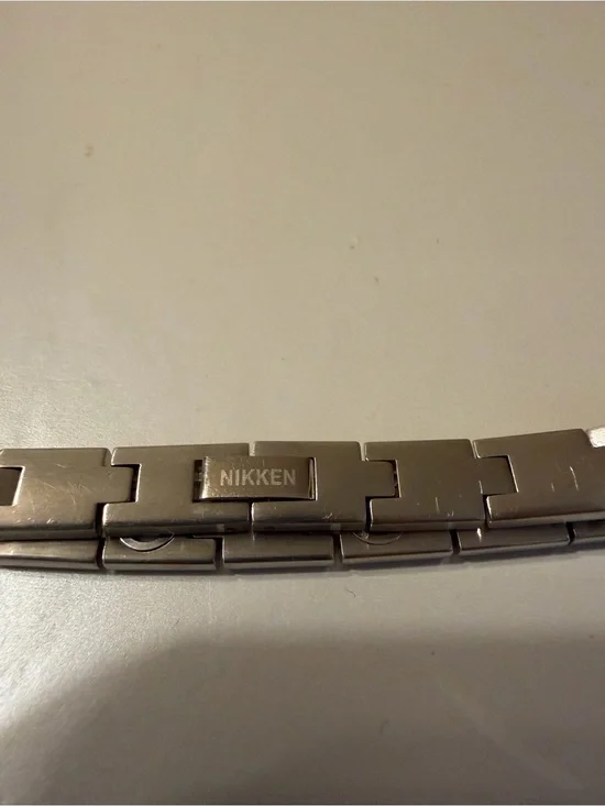 Nikken Women's Stainless Steel Bracelet in Silver
