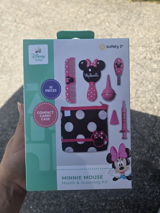 Disney Baby Minnie Mouse Grooming Kit - Black, White & Pink