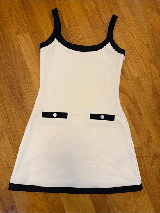 Tory burch contrast binding tennis dress