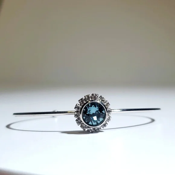 Ted Baker Indian Sapphire Swarovski Crystal Sappelle Daisy Lace Ultra Fine …