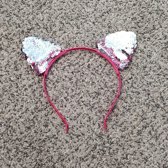 Sequin Cat ear headband