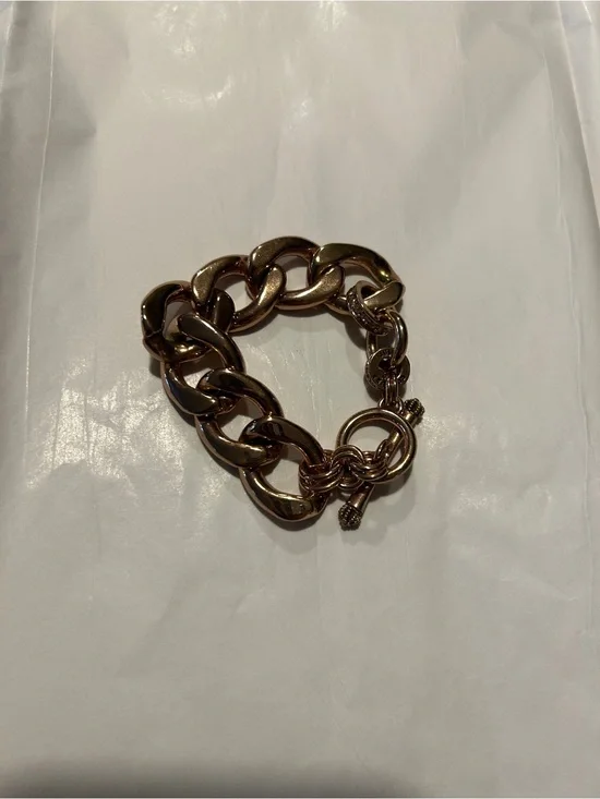 Vintage Juicy Couture rose gold Chunky Link Bracelet