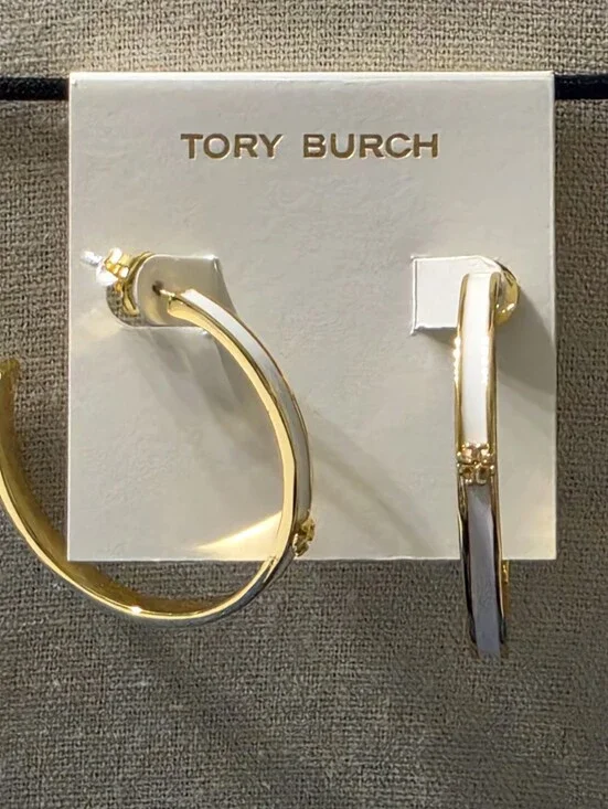 Tory Burch Kira Hoop Earrings