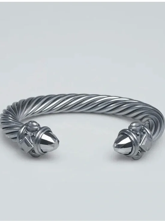 DAVID YURMAN 10mm Grey Aluminum Cable Renaissance Bracelet