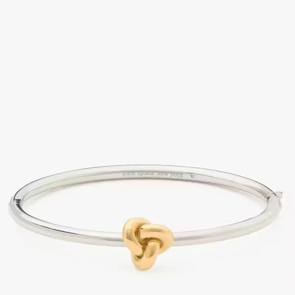 $78 Kate Spade Double Knot Hinged Bangle