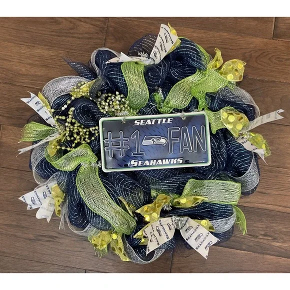 NFL Seattle Seahawks Handmade‎ Wreath