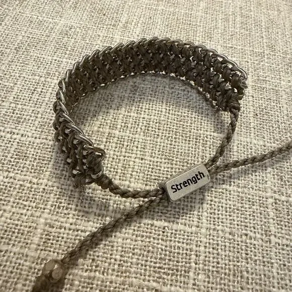 Wakami Strength braided Bracelet Ethically Handcrafted 10% Donated To Charity
