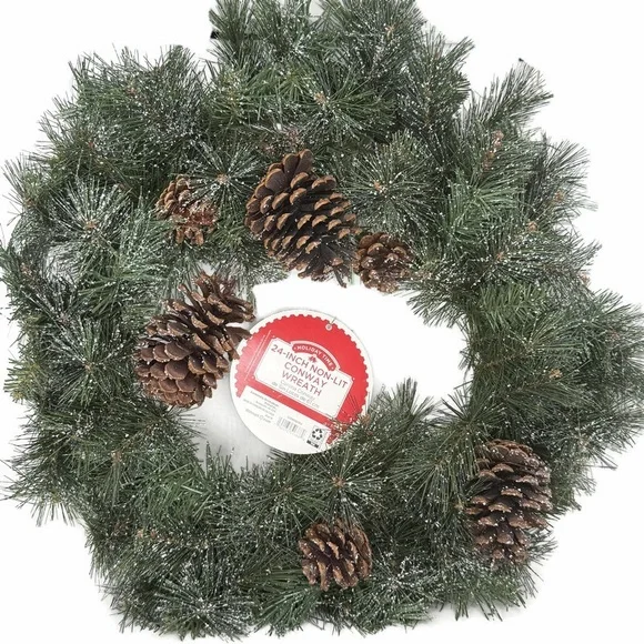24 inch Non-Lit Conway Wreath