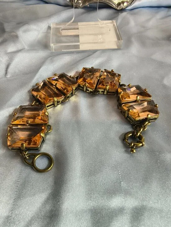 Antiqued Brass Tone J. Crew Bracelet
