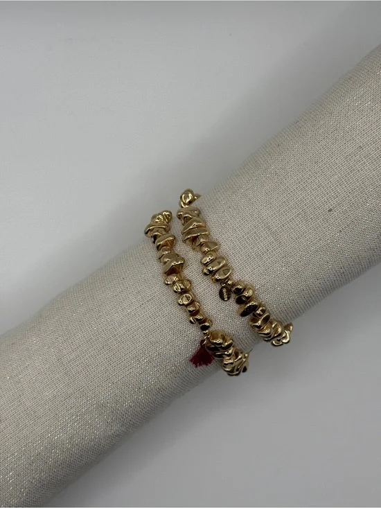 SHASHI gold tone bracelet set