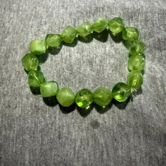Green Beaded Bracelet