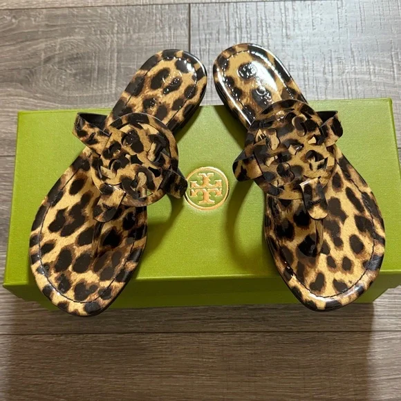 Tory Burch Leopard Print Miller Sandals - leopard print