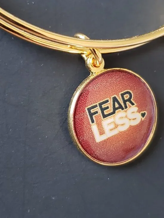 NWT Alex and Ani Fearless Life is Good Bangle 756