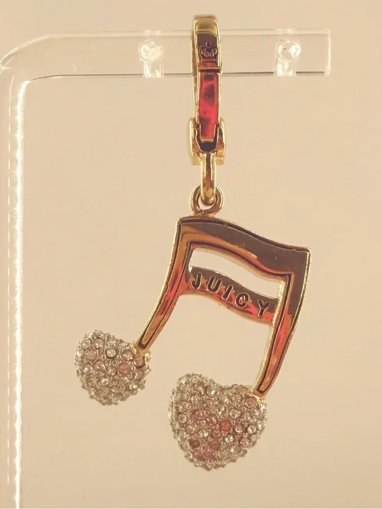 Juicy Couture Y2K Musical Notes Charm