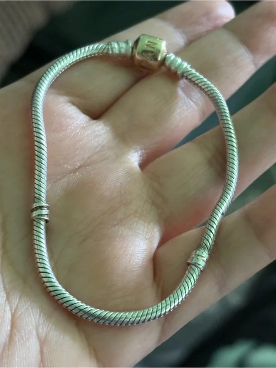 Pandora 14K solid gold Snake Chain Bracelet