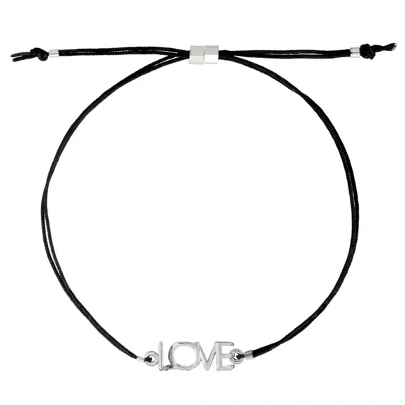 Ted Baker Leyyda Pink Love Kiss Cord Bracelet