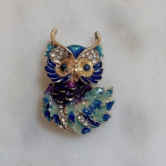 Owl Brooch