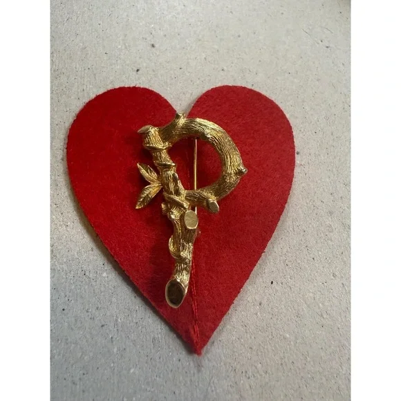 Vintage Sarah Coventry Bamboo brooch pin‎ gold tone