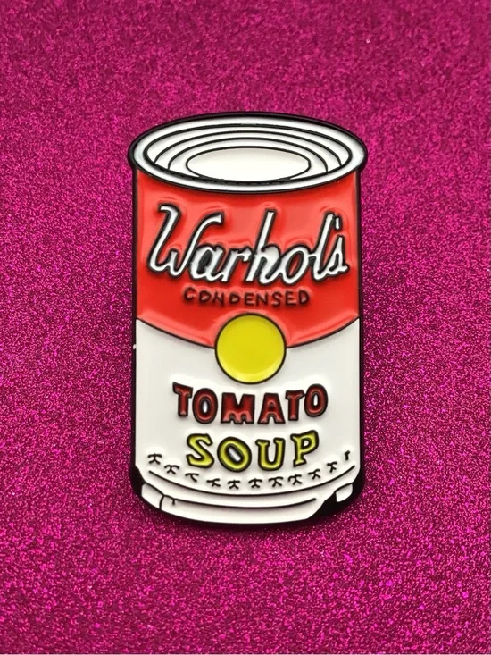 Warhol Enamel Pin