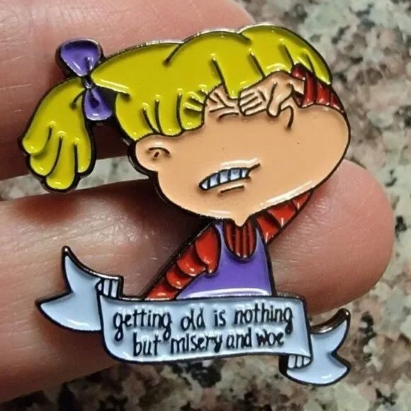 3/20 Rugrats Angelica Getting Old Enamel Pin