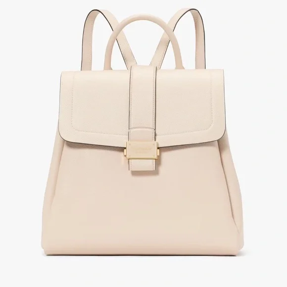 kate spade Pebble Leather Cream-Opal Backpack