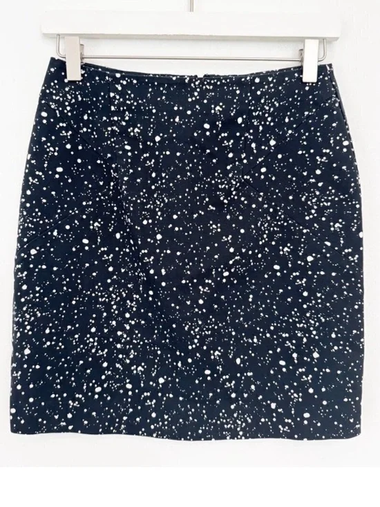 Kate Spade Deer Dot Mini Skirt Business Casual Contemporary Party Polka Dot 0‎