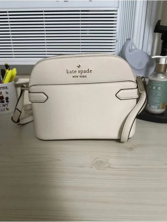 kate spade Cream Dome Crossbody Bag