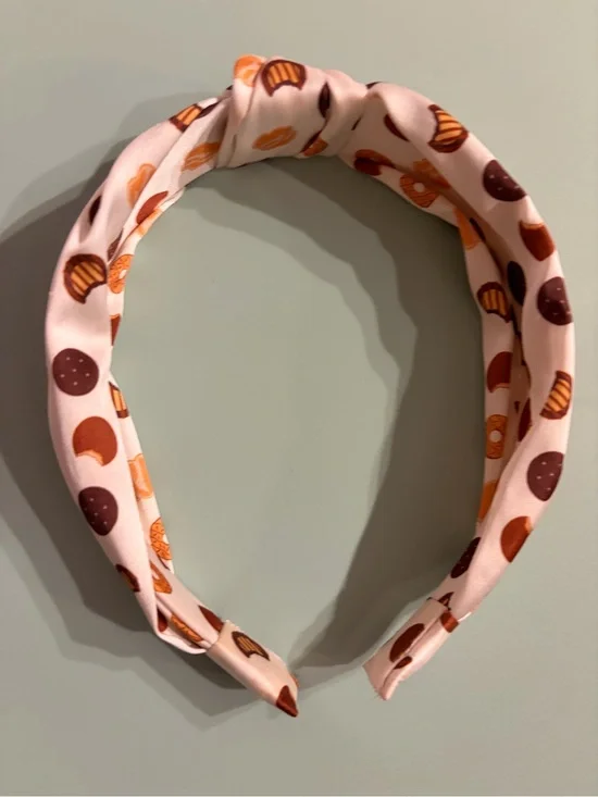 Girl Scouts Cookie Headband Print Silky Knotted Headband - Kids Size