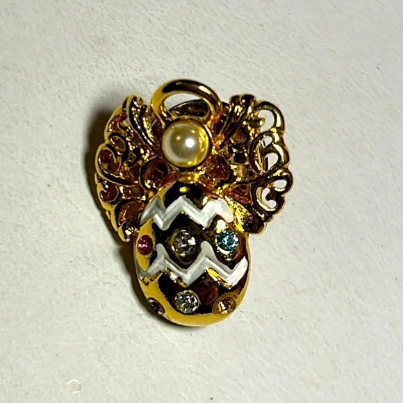 Easter Egg Angel Pin