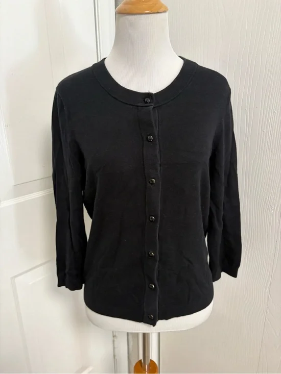 Kate Spade Bow Back Button Up Cardigan