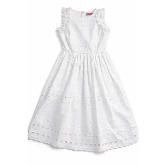 Kate Spade New York White Eyelet Dress Size 0