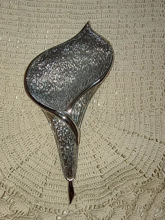 Elegant Silver Calla Lily Brooch - Women Jewelry Brooches