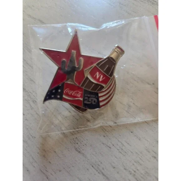 Coca-Cola Bottle Pin America 250 Nevada, Brand New