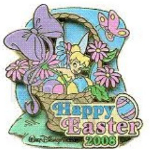 Disney Tinker Bell Easter Basket‎ 2008 Artist Proof AP LE  Pin 00075