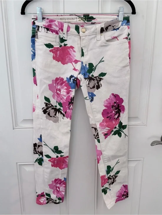 Kate Spade Broome Street Jeans 25 | Floral Cropped